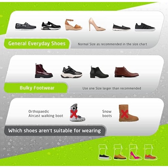 Stay Dry in Style: SEAL Waterproof Shoe Covers, Size Large - Lilac Reusable - Picture 3 of 14